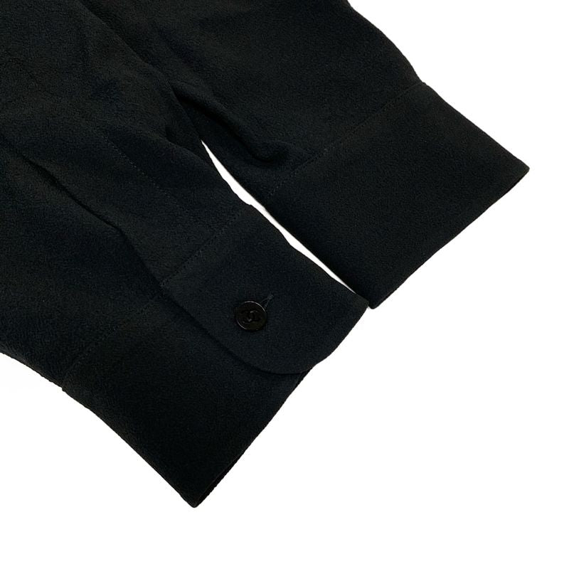 Chanel Long Sleeve Shirt Blouse Size 36 S Women - P80340 Black 2025aw Silk