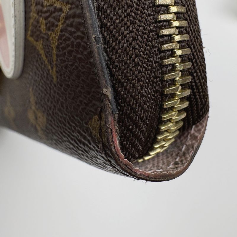 Louis Vuitton Zippy Wallet Lovely Bird Long Wallet Monogram Rose Ballerine
