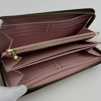 Louis Vuitton Zippy Wallet Lovely Bird Long Wallet Monogram Rose Ballerine