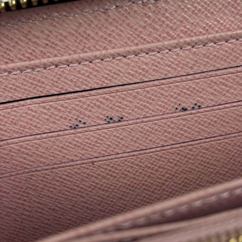 Louis Vuitton Zippy Wallet Lovely Bird Long Wallet Monogram Rose Ballerine