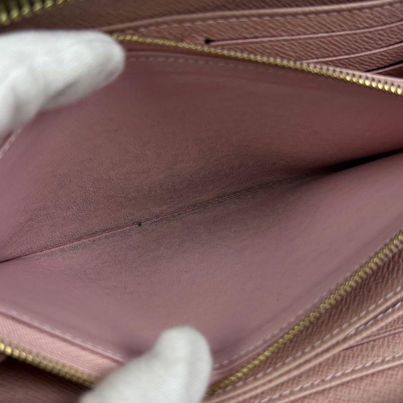Louis Vuitton Zippy Wallet Lovely Bird Long Wallet Monogram Rose Ballerine