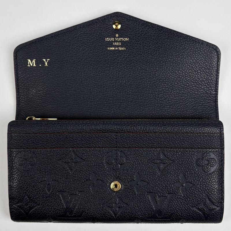 Louis Vuitton Portefeuille Sarah Billfold Coin Purse Long Wallet Monogram