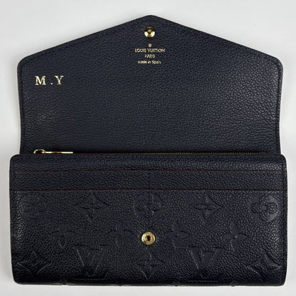 Louis Vuitton Portefeuille Sarah Billfold Coin Purse Long Wallet Monogram