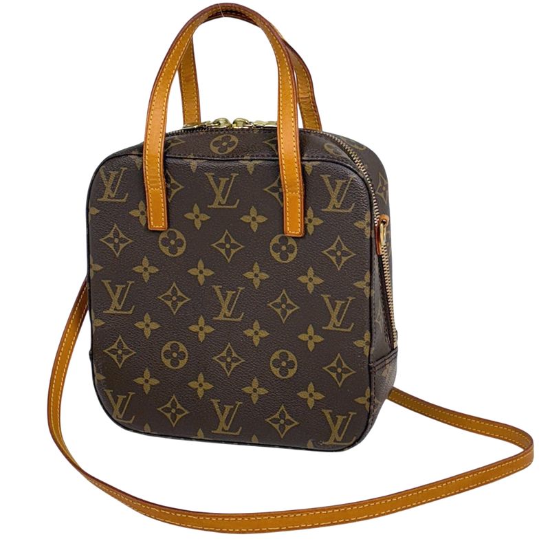Louis Vuitton Spontini Shoulder Bag Crossbody 2way Handbag Monogram Brown