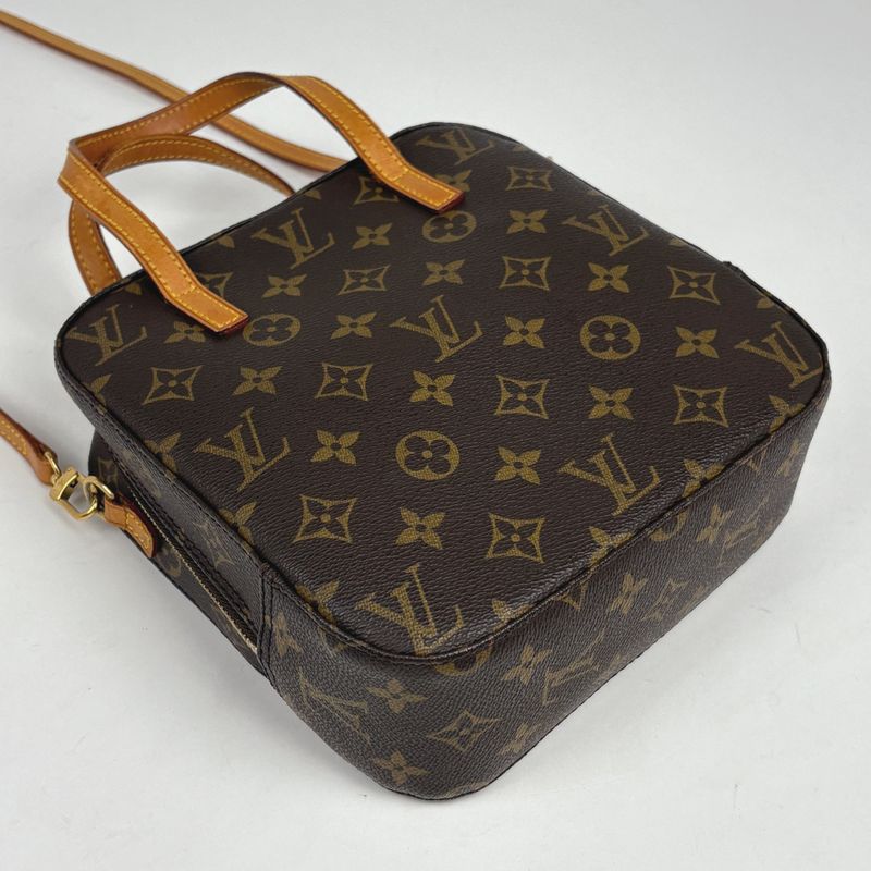 Louis Vuitton Spontini Shoulder Bag Crossbody 2way Handbag Monogram Brown