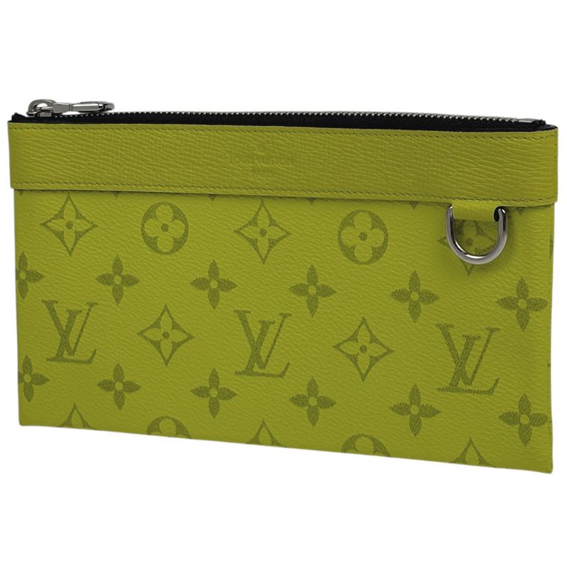 Louis Vuitton Pochette Discovery PM Neon Wallet Card Pouch Taigarama Jeanne