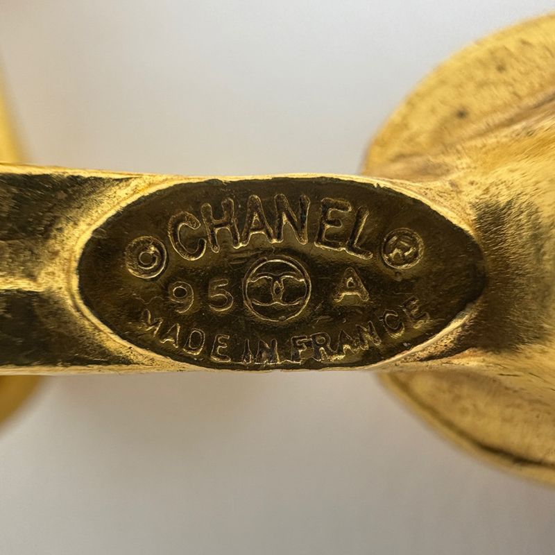 Chanel Coco Mark Chain Necklace GP Gold Ladies