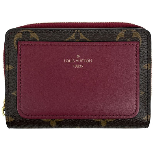 Louis Vuitton Portefeuille Roux Card Holder Billfold Coin Purse Bifold Wallet