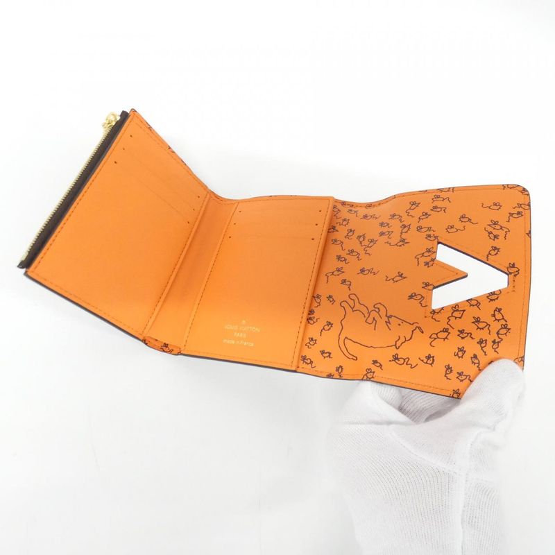 Louis Vuitton Catgram Portefeuille Twist Compact M63889 Wallet