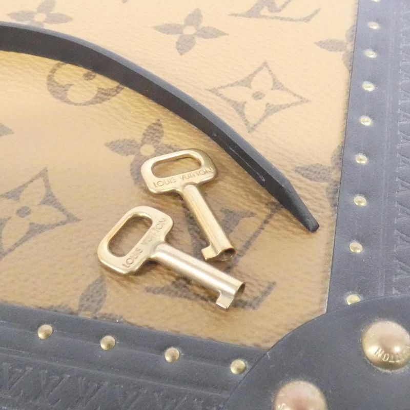 Louis Vuitton Monogram Reverse Coffret Tresor 24cm (9.45in) M20094 Jewelry Case