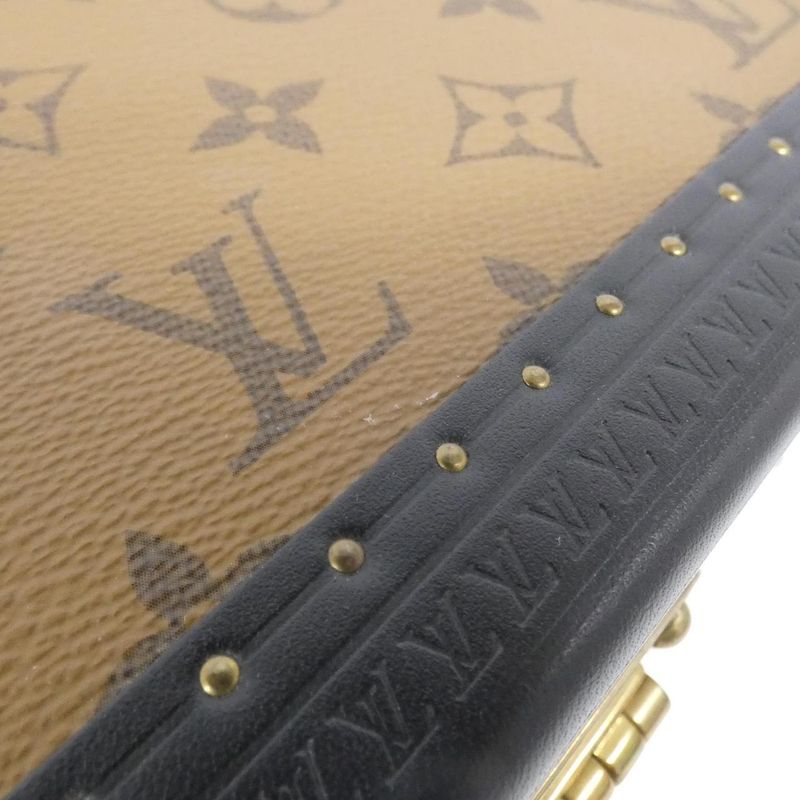 Louis Vuitton Monogram Reverse Coffret Tresor 24cm (9.45in) M20094 Jewelry Case