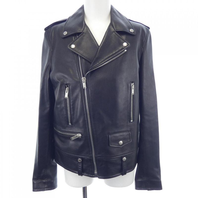 Saint Laurent L01o Classic Motorcycle Jacket 484284 Y5ya2 Leather Riders Jacket