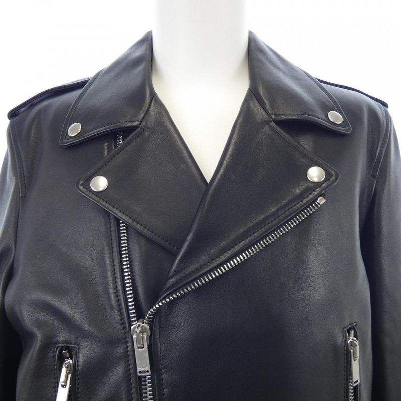 Saint Laurent L01o Classic Motorcycle Jacket 484284 Y5ya2 Leather Riders Jacket