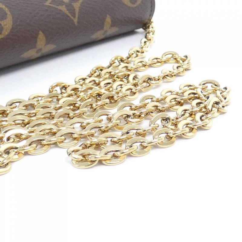 Louis Vuitton Monogram Portefeuille Fleur Chain M67405 Chain Wallet