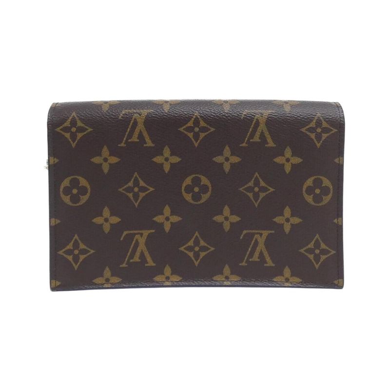 Louis Vuitton Monogram Portefeuille Fleur Chain M67405 Chain Wallet