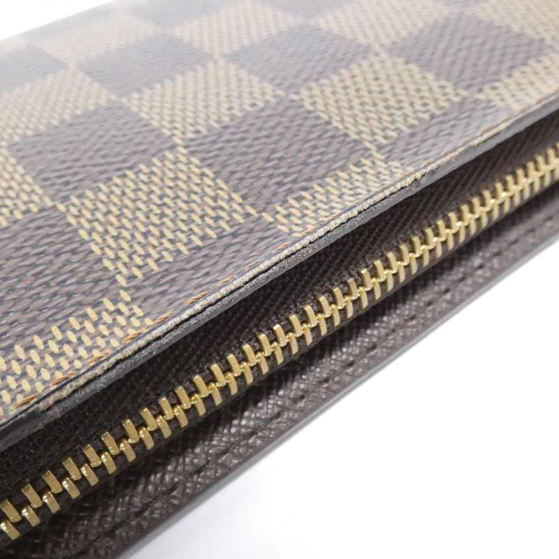 Louis Vuitton Damier Porte Monet Zip N61728 Wallet