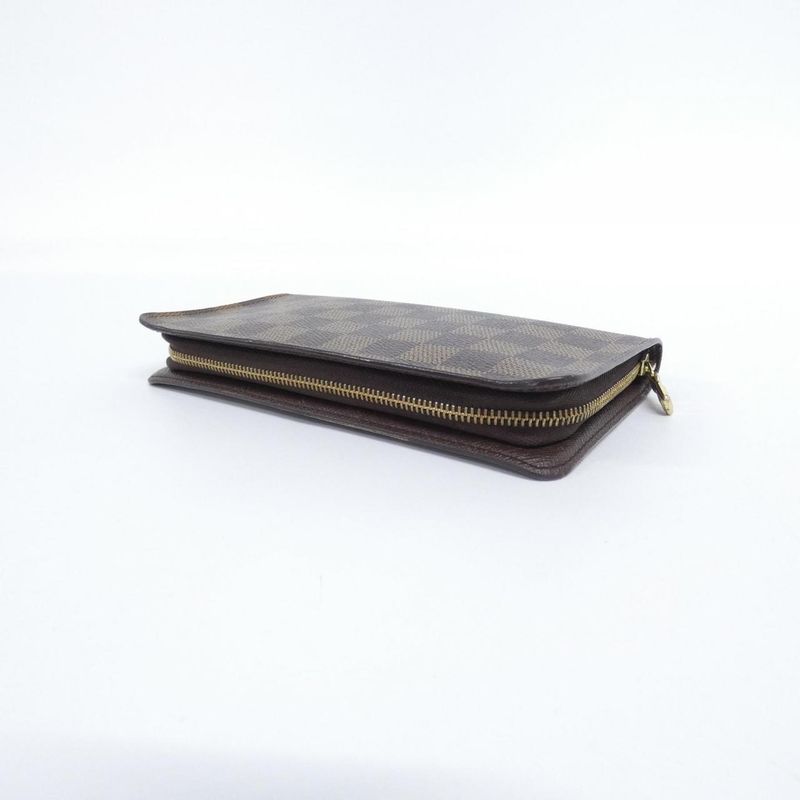 Louis Vuitton Damier Porte Monet Zip N61728 Wallet