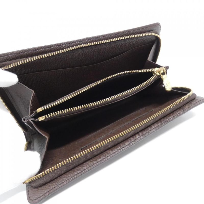 Louis Vuitton Damier Porte Monet Zip N61728 Wallet