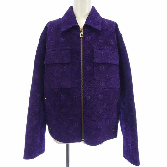 Louis Vuitton Workwear Monogram Embossed Suede Jacket Hol67wxd8 Leather Jacket