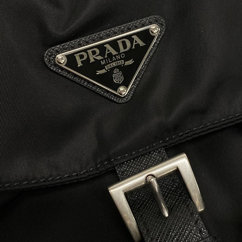 Prada Backpack Sac - Black Re-Nylon Leather