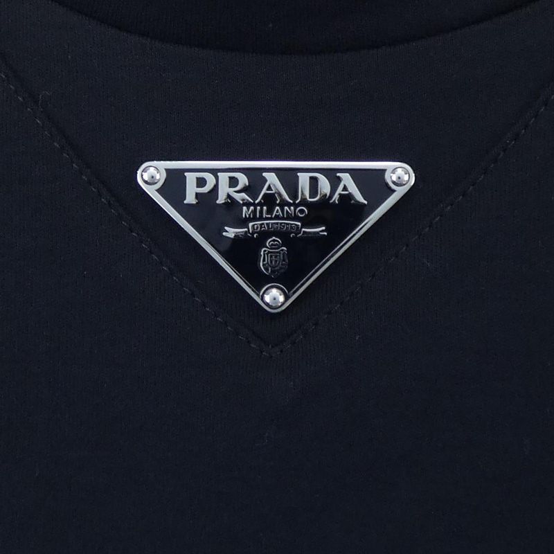 Prada Triangle Logo Ujn861 S232 240 T-Shirt