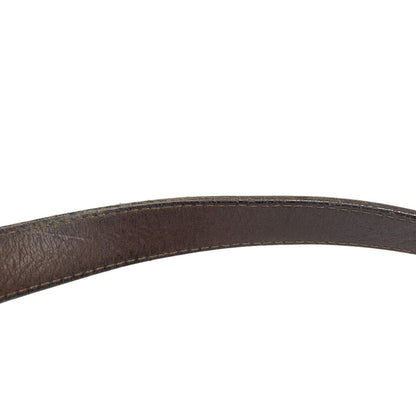 Fendi Shoulder Bag Mamma Bucket/zucca Pattern Dark Brown X Beige Leather