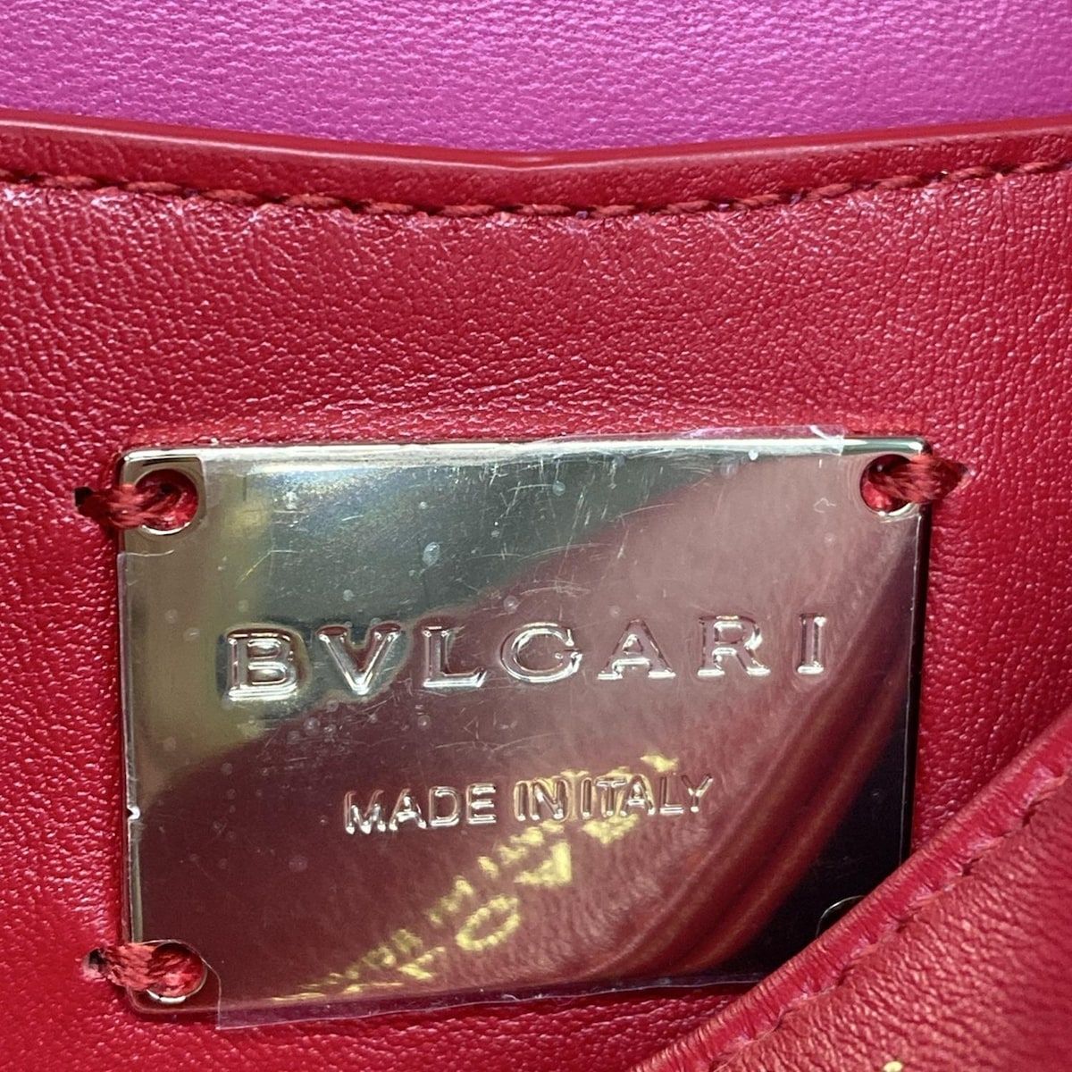 Bvlgari Handbag Excellent Condition Serpenti Forever Red Mini Bag/chain Handle