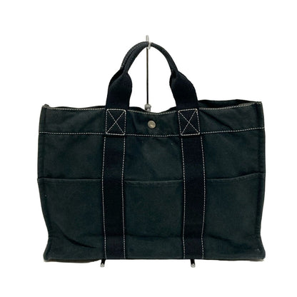 Hermes Tote Bag Sac Deauville Tote MM Black