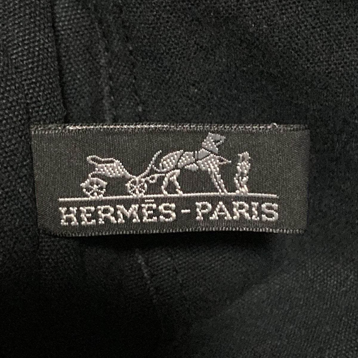 Hermes Tote Bag Sac Deauville Tote MM Black