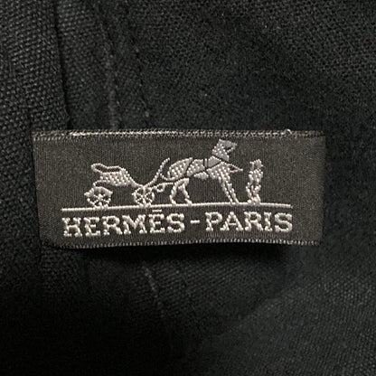 Hermes Tote Bag Sac Deauville Tote MM Black