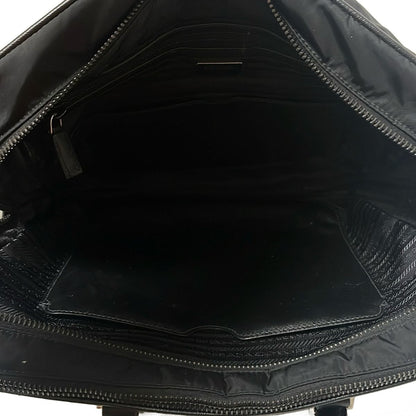 Prada Business Bag - Va1030 Black Main Item No Lock Leather