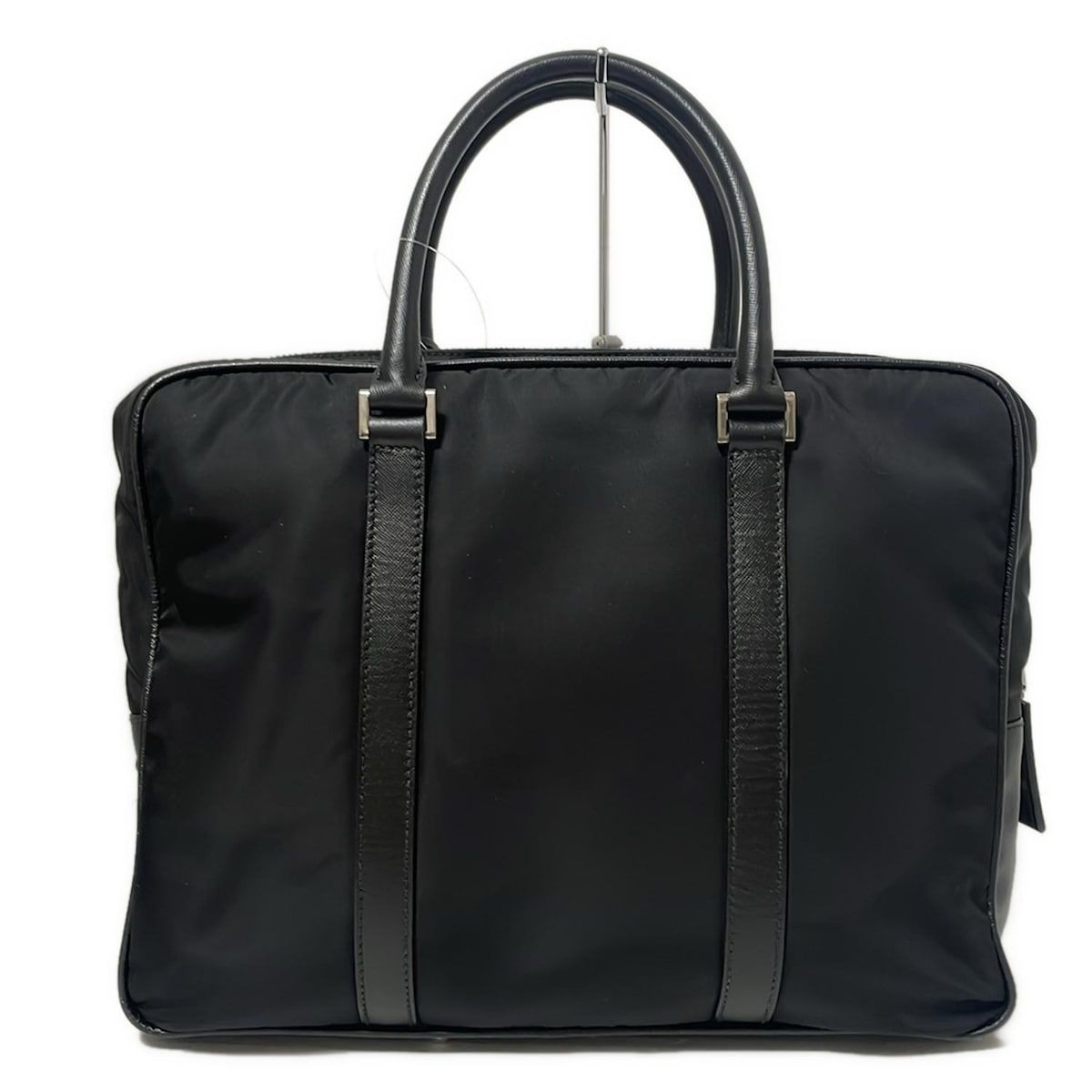 Prada Business Bag - Va1030 Black Main Item No Lock Leather