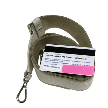 Prada Tote Bag Canapa 1bg439 White X Ivory