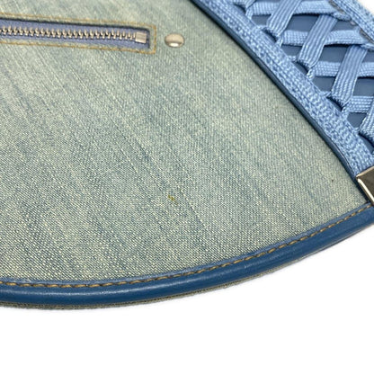 Dior/Christian Dior Shoulder Bag Admit It Light Blue Leather