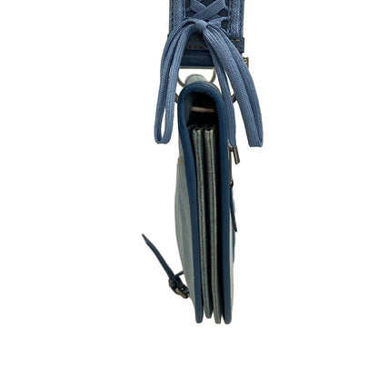 Dior/Christian Dior Shoulder Bag Admit It Light Blue Leather