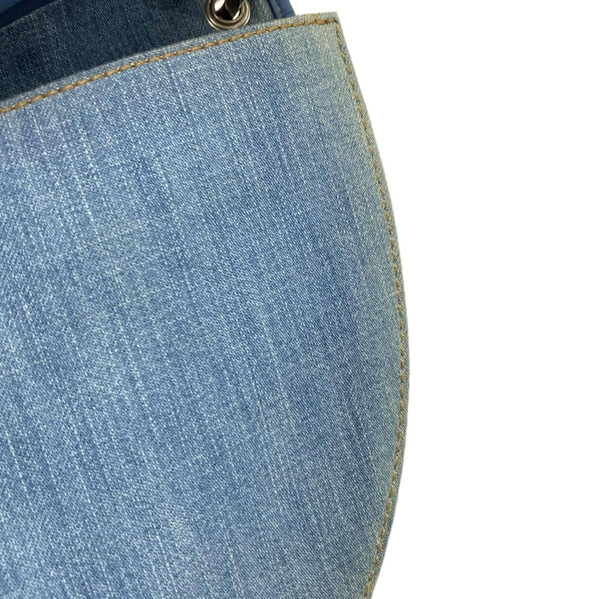 Dior/Christian Dior Shoulder Bag Admit It Light Blue Leather