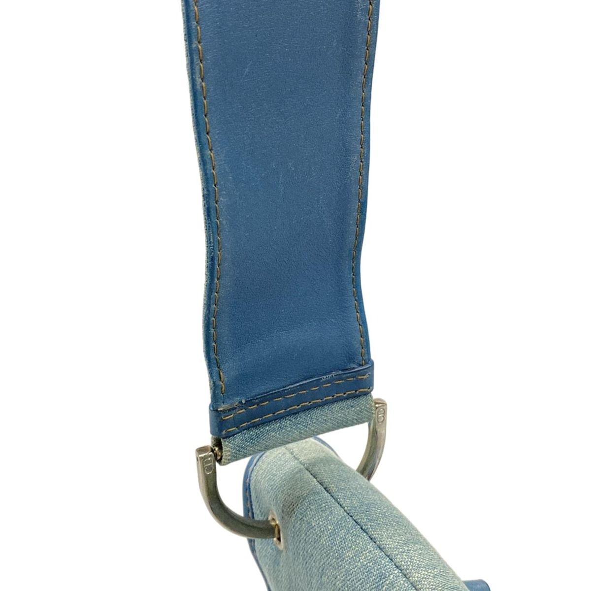 Dior/Christian Dior Shoulder Bag Admit It Light Blue Leather