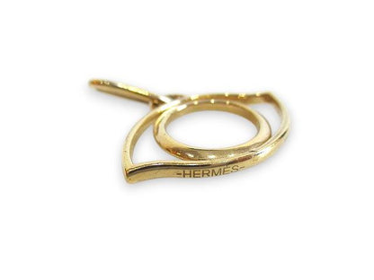 Hermes Curiosité Charm Eyes Gold Color Eye Motif Pendant Top Made in France
