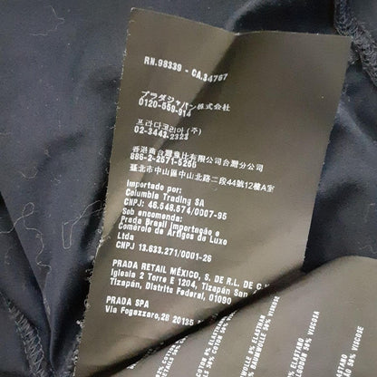 Prada Short Sleeve T-Shirt Size S Men's Excellent Condition - Navy Crew Neck