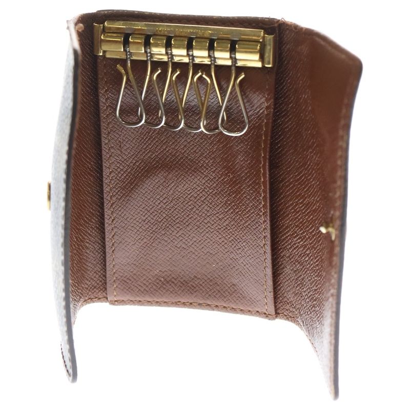 Louis Vuitton Monogram Multicles 6 Brown PVC M62630 Key Case