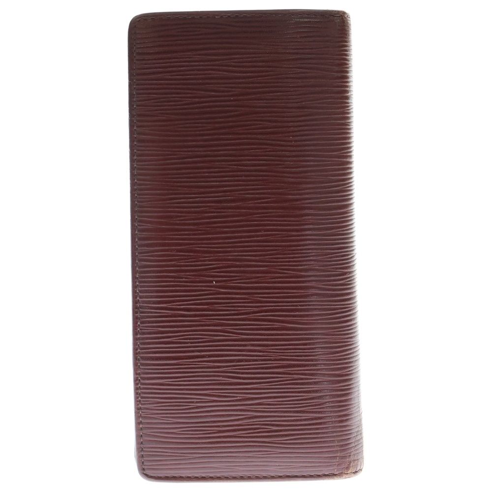 Louis Vuitton Epi Portefeuille Brother Bifold Wallet Long Wallet Red M60614