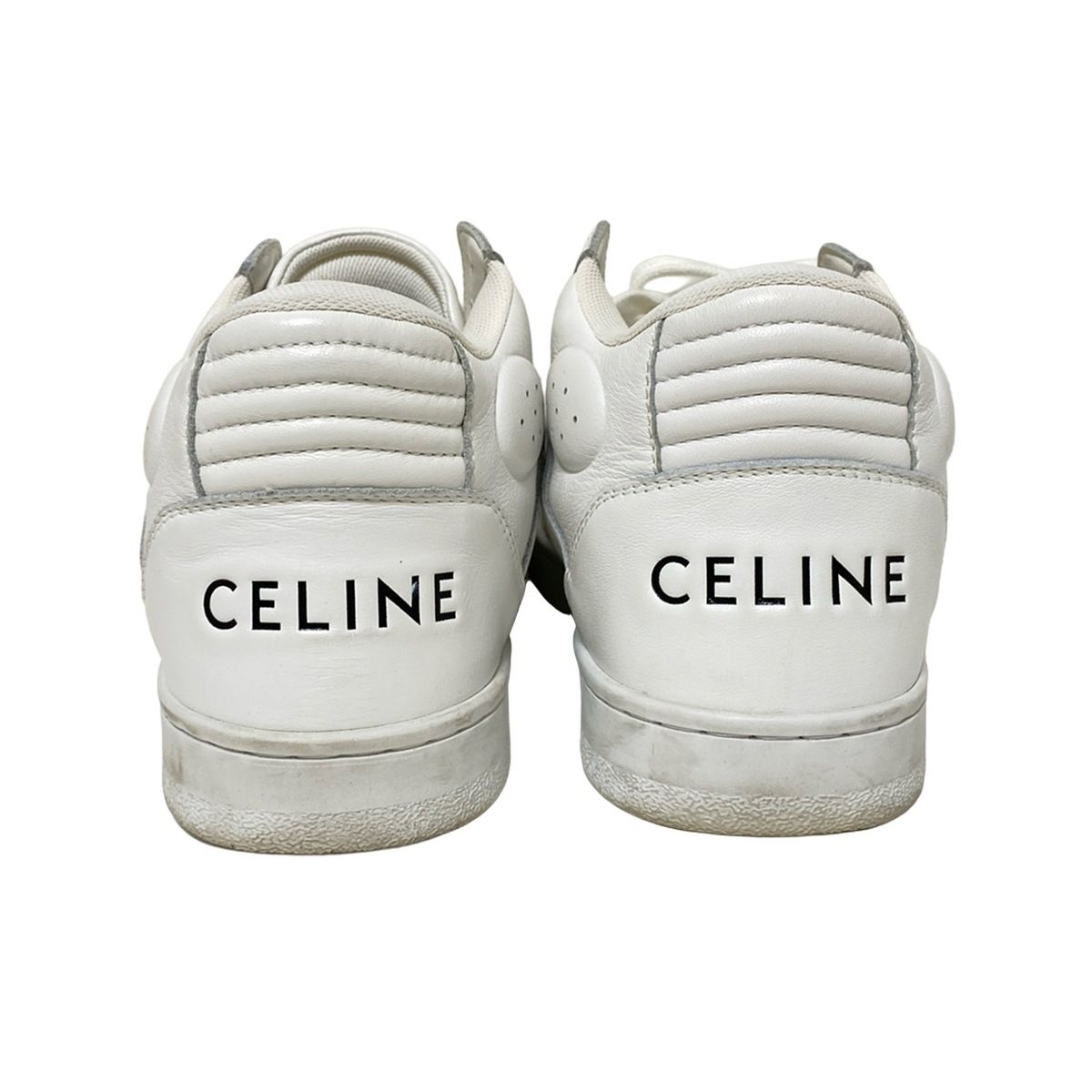 Celine Sneakers 38 Women's - White X Black Leather