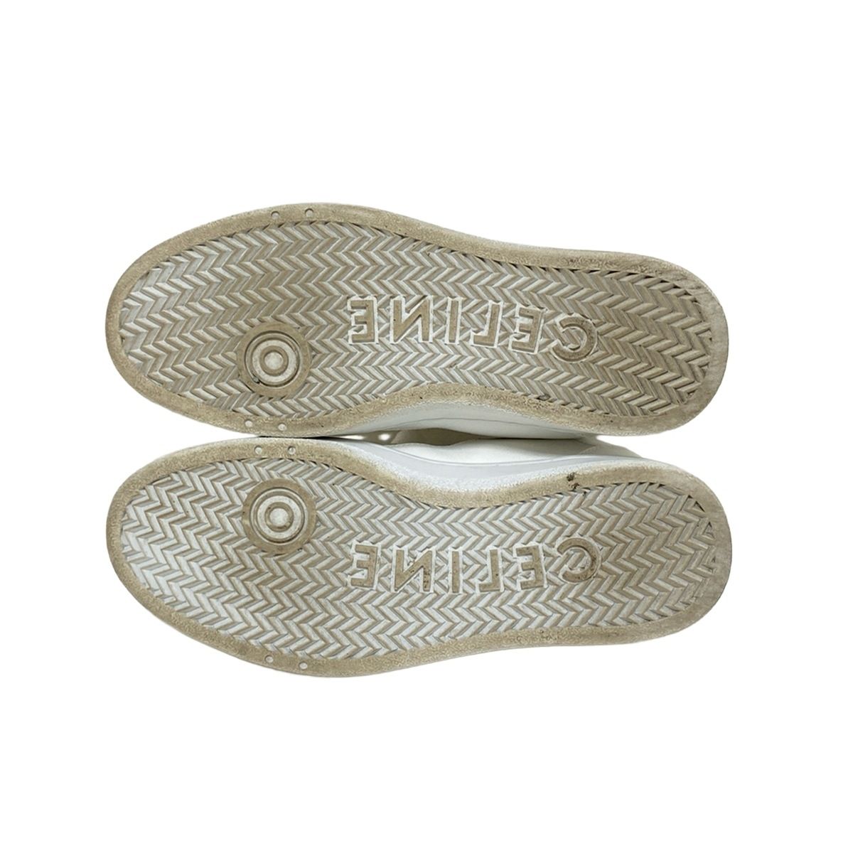 Celine Sneakers 38 Women's - White X Black Leather