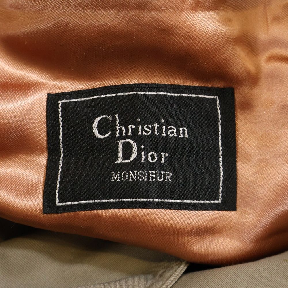 Christian Dior Monsieur 90s Vintage Vintage Wool Liner Cotton Polyester Trench