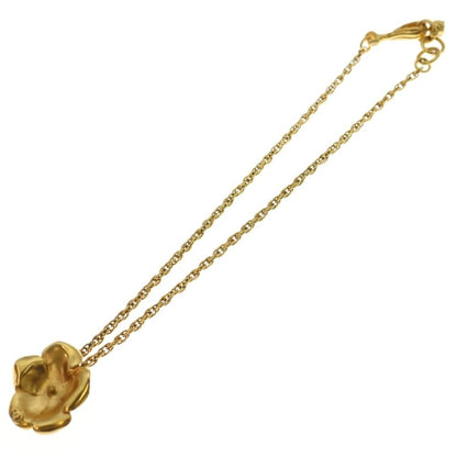 Chanel 99p Cocomark Camellia Chain Necklace Gold
