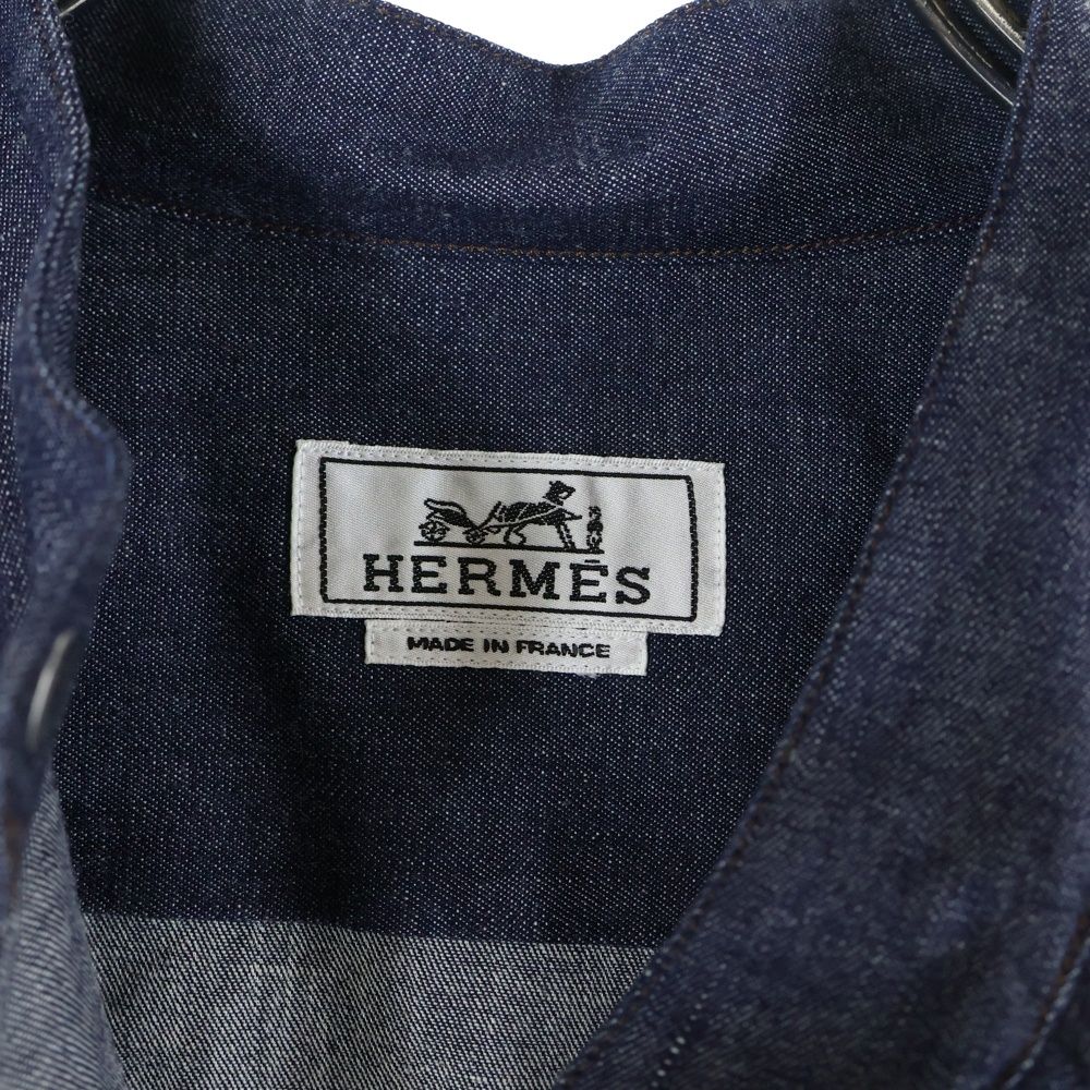 Hermes Madison Color Shirt Blouson H456120he6042 Blue