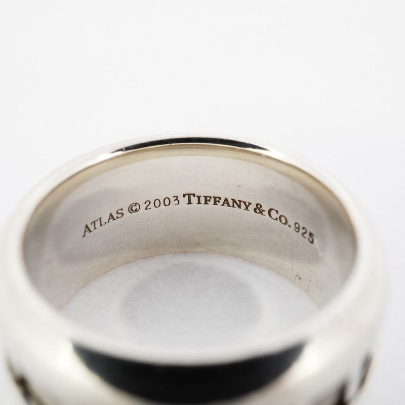 Tiffany & Co Ring Atlas Silver 925 Size 11.5 Ladies