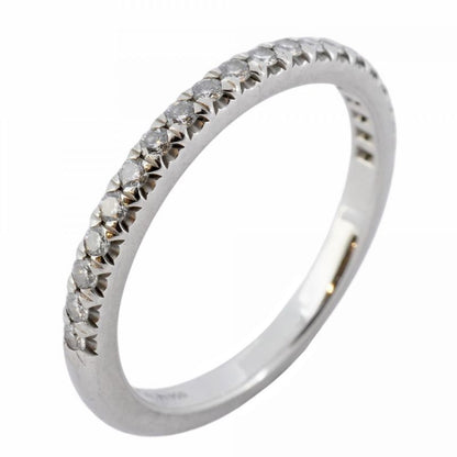 Tiffany & Co Ring Novo Pt950 Platinum Diamond #9 Ladies