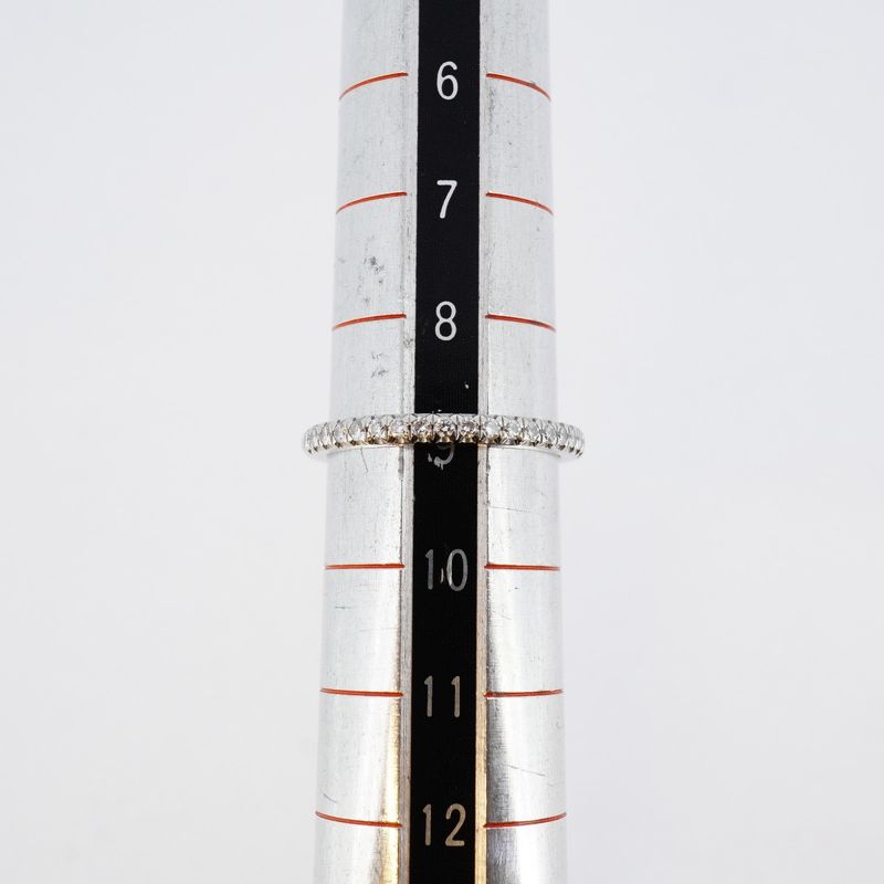 Tiffany & Co Ring Novo Pt950 Platinum Diamond #9 Ladies