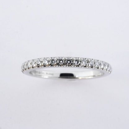 Tiffany & Co Ring Novo Pt950 Platinum Diamond #9 Ladies